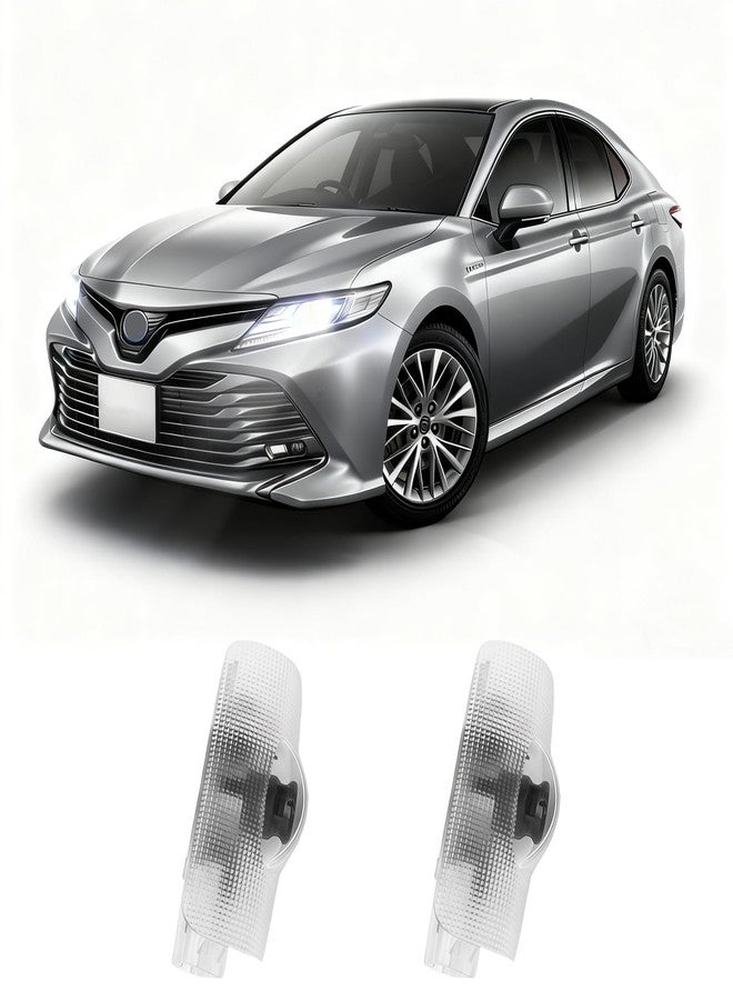 Thingrific 2Pcs Car Door Lights Logo Projector Compatible with Highlander/Camry/4runner/Sienna/Corolla/Tundra/Prius/Venza/Prado/Sequoia/Reiz/Previa/Alphard Model, 3D LED Car Welcome Projector Lights - Image 1
