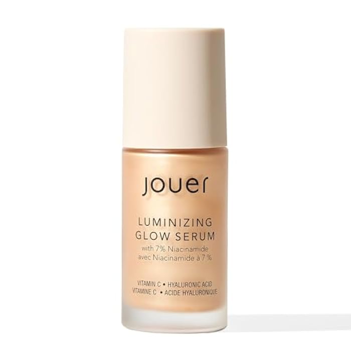 Jouer Luminizing Glow Drops for Face, Dewy Serum for Glowing Skin, 7% Niacinamide, Hyaluronic Acid, & Glycerin, 1 fl oz - Image 1