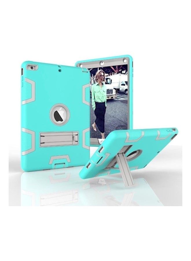 Loquat Protective Case Cover With Kickstand For Apple iPad Air 2/6 Blue/Grey - Image 1
