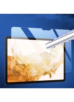 SHOPI Tempered Glass Transparent Screen Protector For Samsung Galaxy Tab S8+ /Galaxy Tab S7 FE/Galaxy Tab S7 Plus 12.4 inch, Tempered Screen Protector 