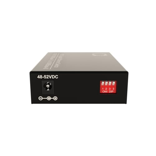 ADNET 2 PoE Port Gigabit PoE/PoE+ Multimode LC 850nm Fiber Media Converter - Supplies IEEE 802.3 PoE & PoE+ PSE Power Over Ethernet & Extends over Multimode Fiber with PoE PSE Support | up 550m (0.34 Miles) - Image 5