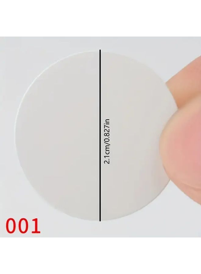 Self Adhesive Furniture Screw Hole Covers 21mm 6 Colors Wood Grain PVC Caps - Image 2