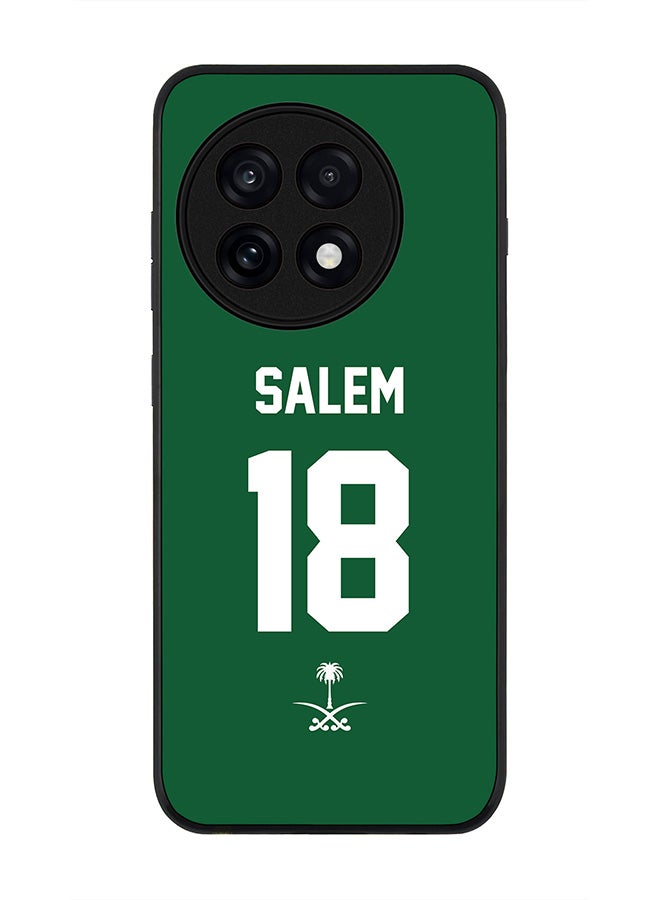 Stylizedd For OnePlus 13R / Ace 5 Pro Case,Slim fit Camera Protection, Shockproof Thin Phone cover  - Football - Saudi Arabia,  Salem