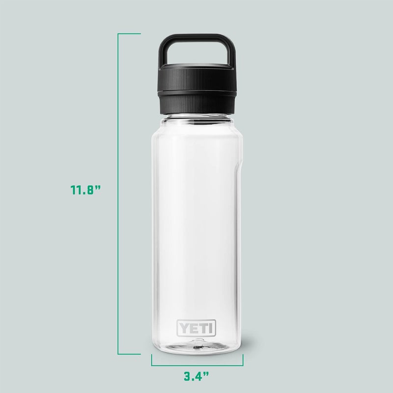 YETI Yonder 1L/34 oz Water Bottle with Leakproof Yonder Chug Cap, Clear - Image 4