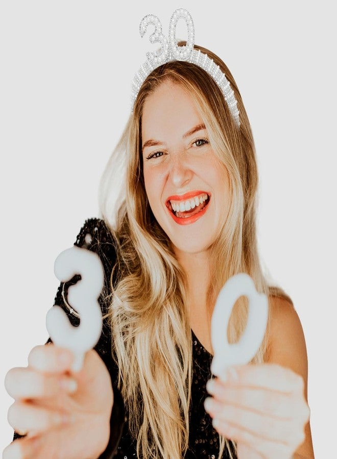 وايفل زينة عيد ميلاد WHAVEL الثلاثين لها، تاج عيد الميلاد الثلاثين، طوق رأس Dirty 30، هدايا للنساء - Image 3