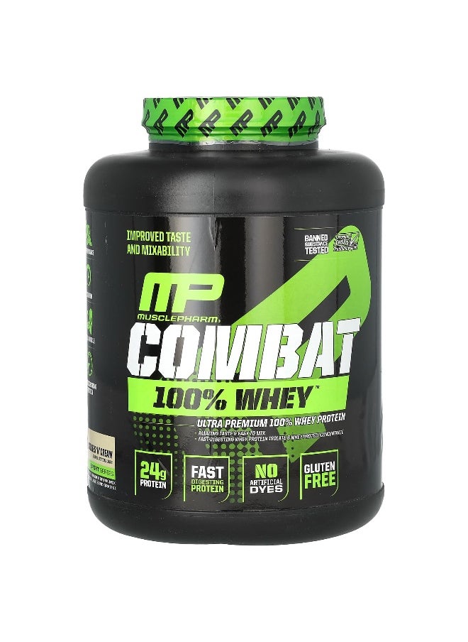 MusclePharm - MusclePharm, Combat 100% Whey Protein, Cookies 'N' Cream, 5 lbs (2,240 g) - Image 1