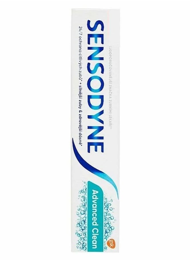 Sensodyne Two Pieces of Advanced Clean Toothpaste  - 75 ml  - Image 2