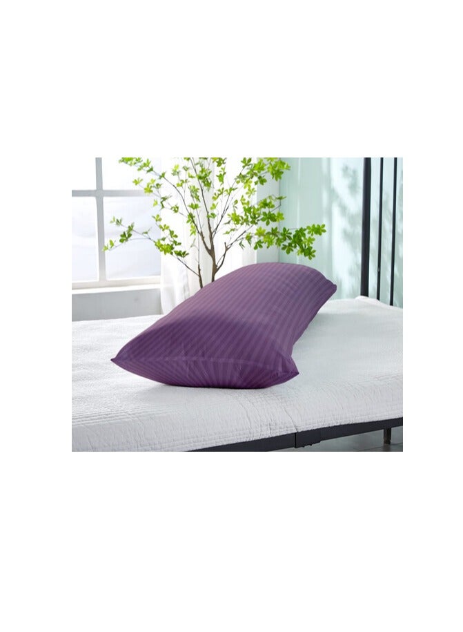 بروماس وسادة طويلة للجسم قطعة واحدة، القماش: 100% بوليستر 85 جرام في المتر المربع من الألياف الدقيقة 1 سم شريط فائق النعومة، الحشو: 1300 جم من الألياف المجوفة المريحة، قابلة للتنفس - Image 2