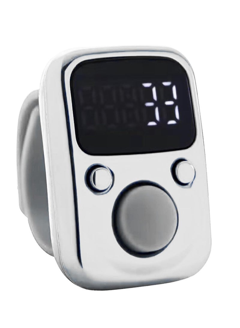 Finger Counter Luminous Finger Ring Electric Digital Display Tally Counter StitchsMarker Sewing Weave BuddhasPray Soccer Buddhist Prayer Counter Muslims Prayer Counter Conference Attendance Counter - Image 4