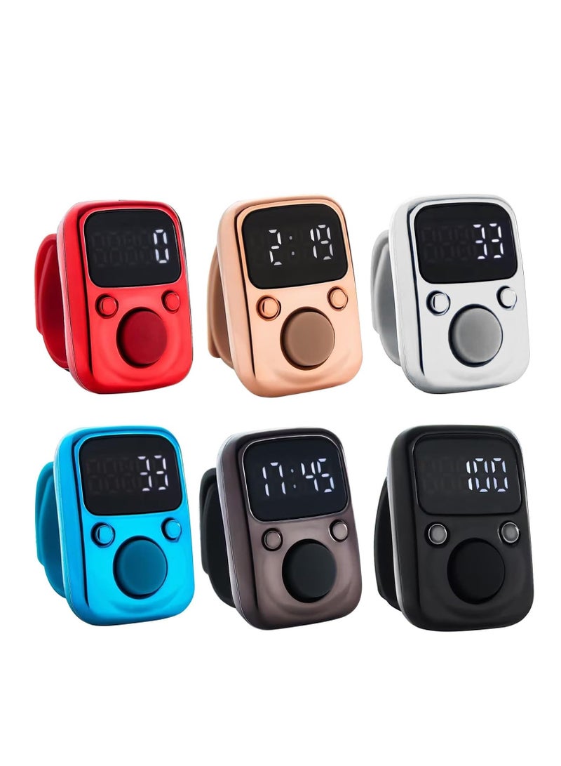 Finger Counter Luminous Finger Ring Electric Digital Display Tally Counter StitchsMarker Sewing Weave BuddhasPray Soccer Buddhist Prayer Counter Muslims Prayer Counter Conference Attendance Counter - Image 2