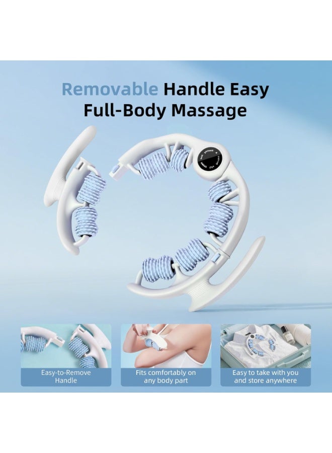 general Cellulite Massage Roller for Legs, Anti Cellulite Massage Tool with Detachable, Fats Remover for Legs, Thighs, Butt, Fascia Massage Tool for Lymphatic Drainage & Deep Tissue Pain Relief (Blue) - Image 3