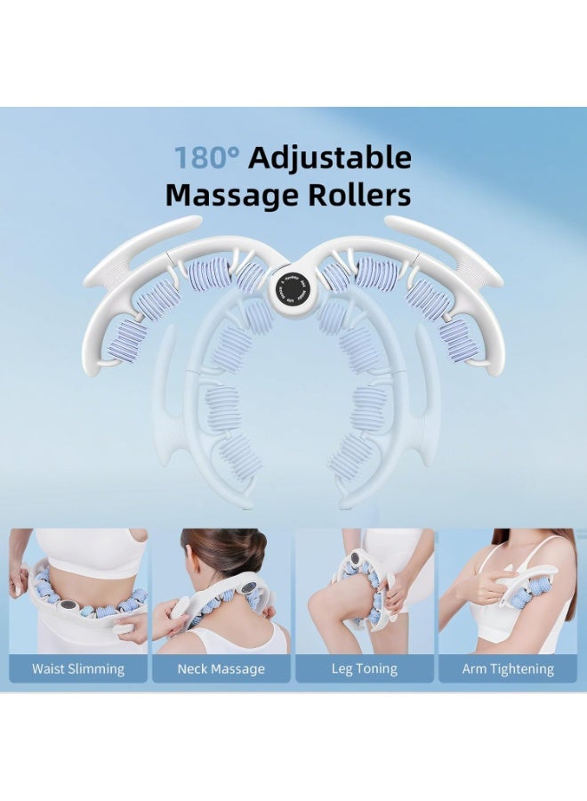 general Cellulite Massage Roller for Legs, Anti Cellulite Massage Tool with Detachable, Fats Remover for Legs, Thighs, Butt, Fascia Massage Tool for Lymphatic Drainage & Deep Tissue Pain Relief (Blue) - Image 4