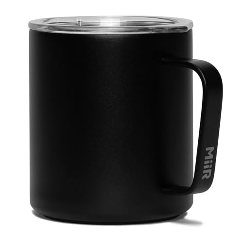 MiiR Camp Cup, 12oz - Double Wall Vacuum Insulated, Stainless Steel with Splash-Proof Slide Lid - Image 1