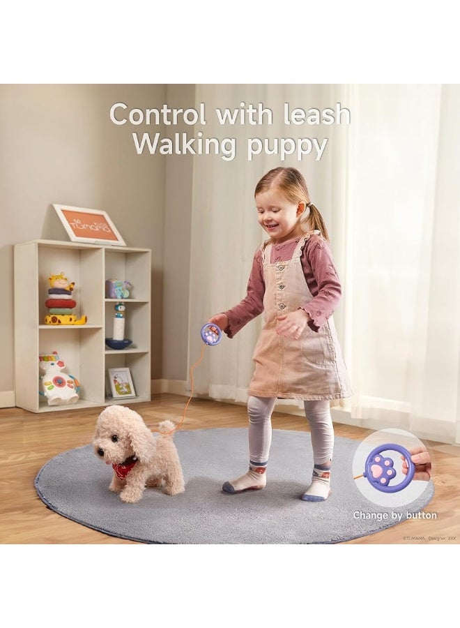 TUMAMA Remote Control Electronic Plush Puppy Dog Toy, Fun Interactive Toys,Walks,Barks,Shake Tail,Dress Up Realistic Stuffed Animal Dog, Gift for Girls Boys Age 3-6 Year Old - Image 5