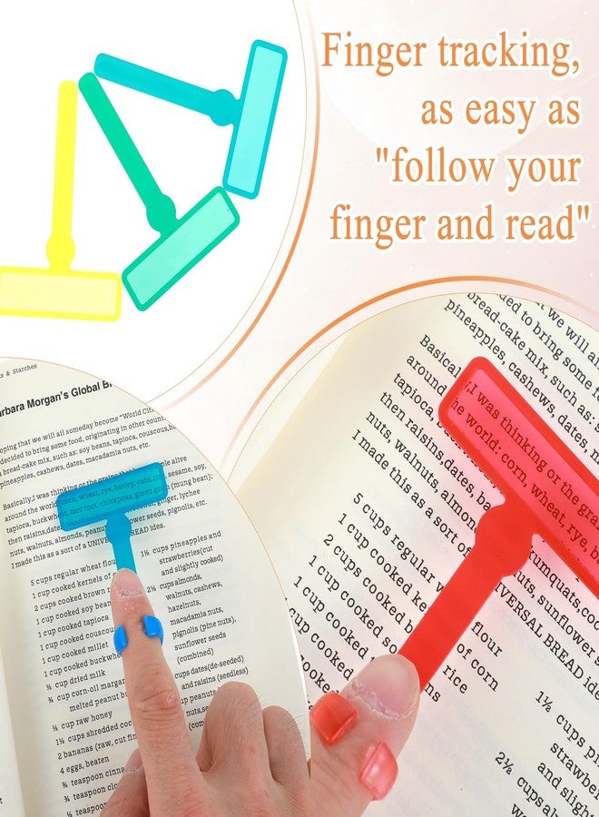 Thrymme 14 Pcs Reading Trackers for Kids, Colorful Dyslexia Tools and Reading Guide Strips for Early Reading Assistance - Image 4