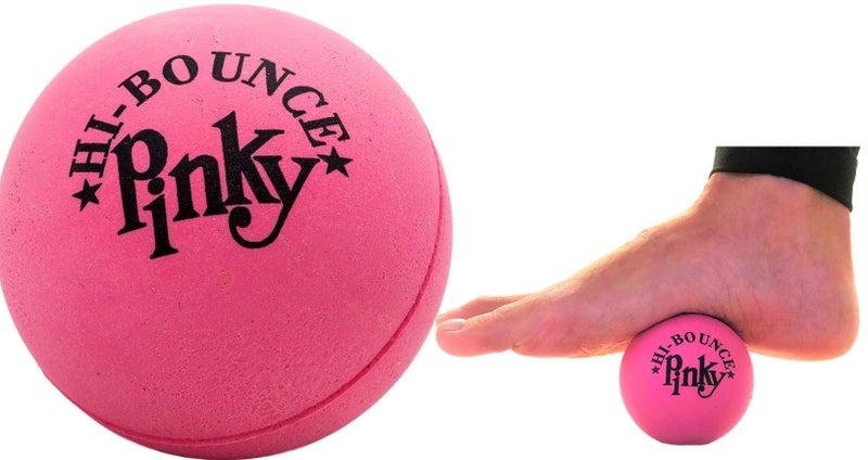 JARU HiBounce Pinky Ball 1 Pack Rubber Bouncy Balls for Kids and Adults Small Pink Stress Bounce Ball Indoor and Outdoor Sport Party Favors Therapy - Image 2