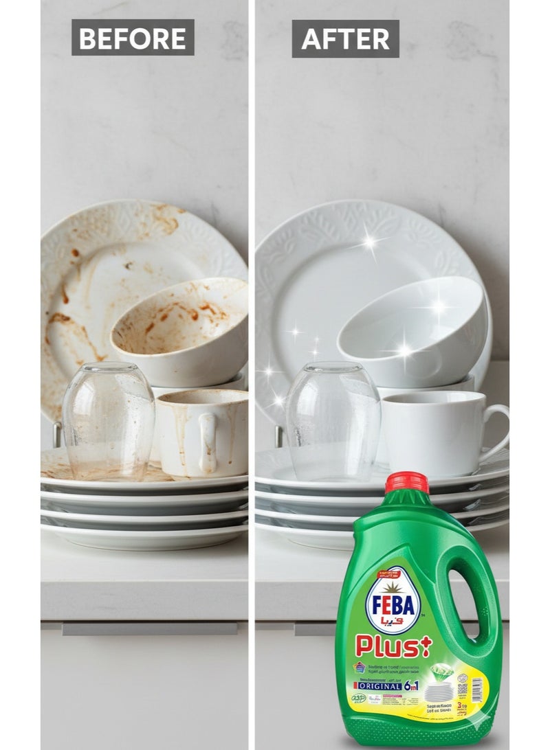 Feba Plus Original Dish Liquid Detergent 3 kg - Image 2