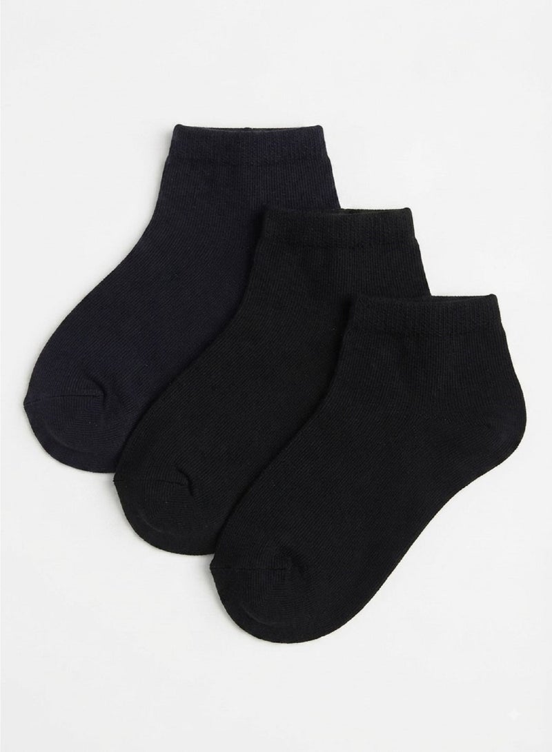 Tropical Unisex Kids Low-Cut / Ankle Socks(Pack of 3) - Image 1