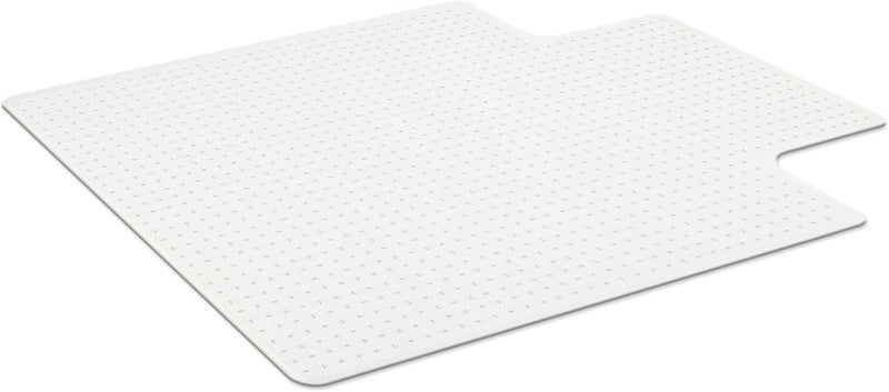 Realspace Heavy Duty Chair Mat for Carpet with Lip Ramped Edge 36 x 48 Clear - Image 4