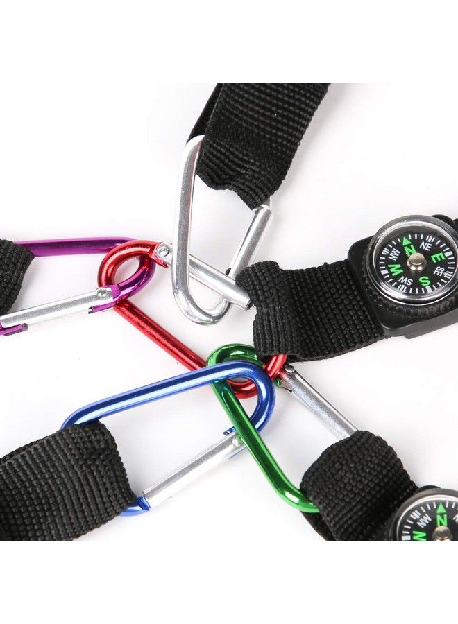 PROLOSO Carabiner Compass Keychain Belt Clips Kids Toys Prizes Outdoors Adventure Party Favors 20 Pcs - Image 5
