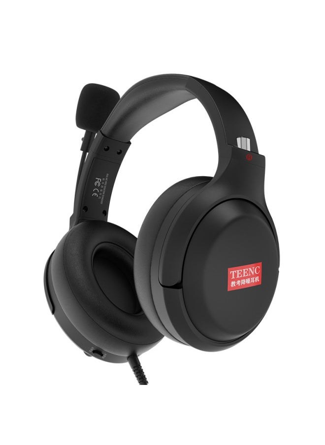 Generic - Sound E39 TEENC Teaching Test Traceability ID Noise Reduction English Listening Test Learning Network Lesson Man-machine Dialogue Headset-Color:E39-USB Exam Edition - Image 1