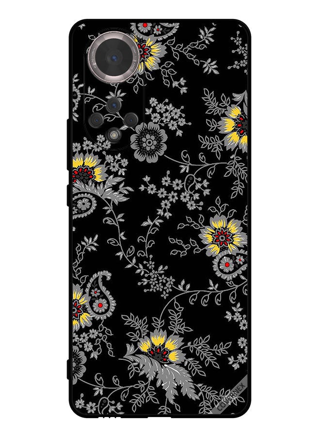 Covernex غطاء حماية لهاتف هونر 50 بأوراق زهرية - Image 1