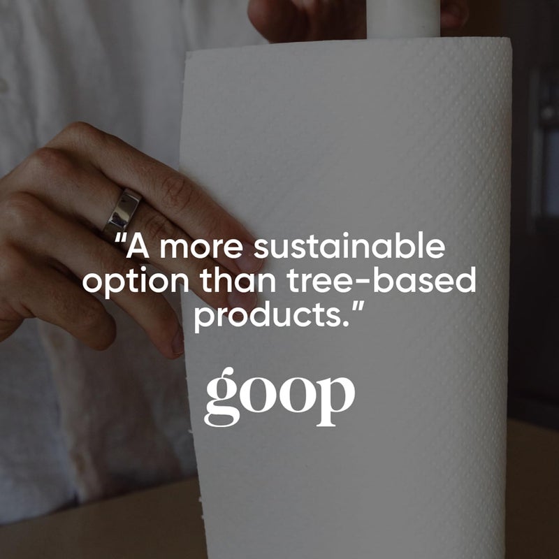 SAVE TREES Bamboo Paper Towels 12pk - 1800 Sheets Paper Towel Rolls Ultra Absorbent & Durable EcoTowels - FSC-Certified, Vegan Bamboo Kitchen Rolls - Image 5