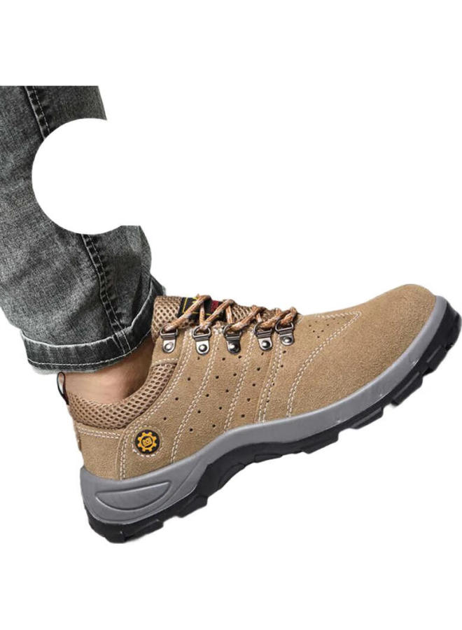 FUCHENG Men'S Breathable Steel Toe Cap Anti-Smashing Anti-Piercing Wear-Resistant Solid Bottom Work Safety Shoes 140 36 - Image 3