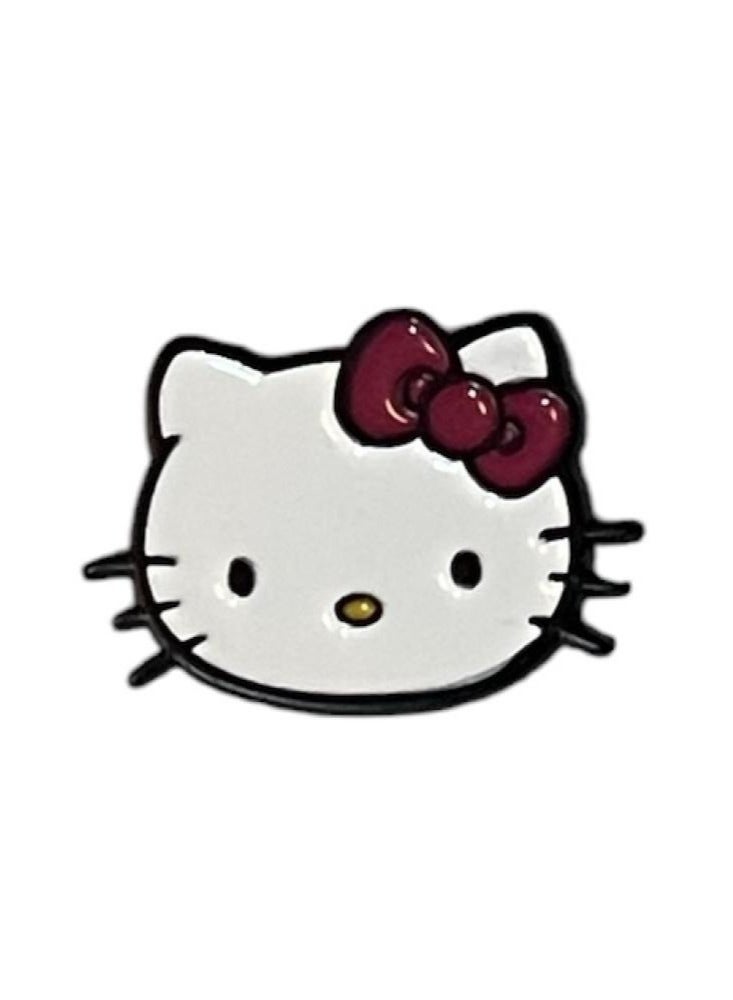 Hello Kitty New Sanrio Hello Kitty Character Logo Mobile Phone Stickers High Quality 3D Metal Iron Mobile Phone Stickers - Image 2