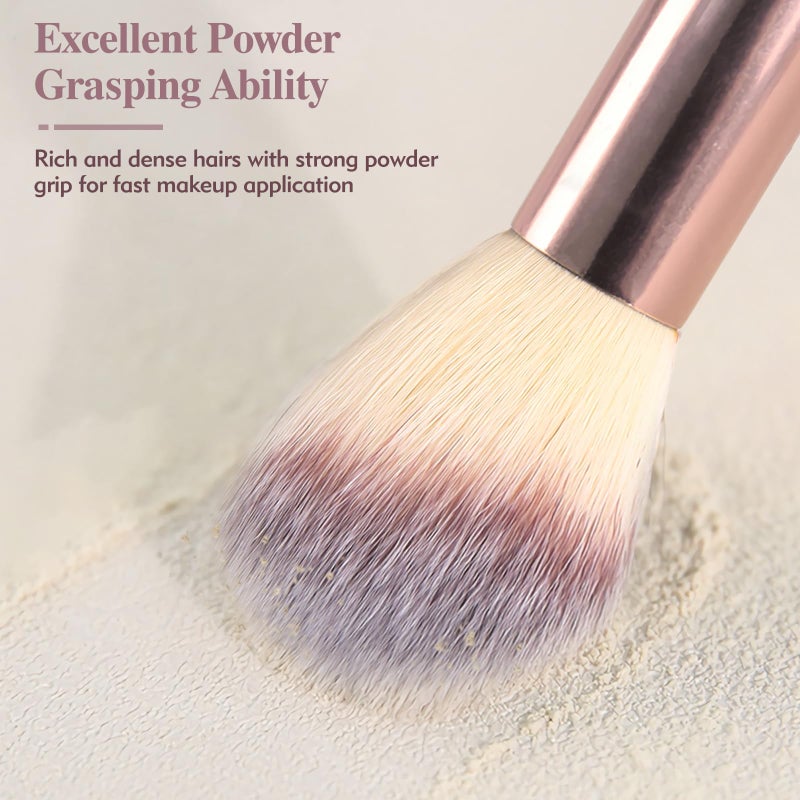 EoaMen 3PCS Angled Blush Brush, Double Ended Makeup Brush for Blush, Slant Brush for Contour and Highlighter, Perfect for Makeup with Powder - Image 5