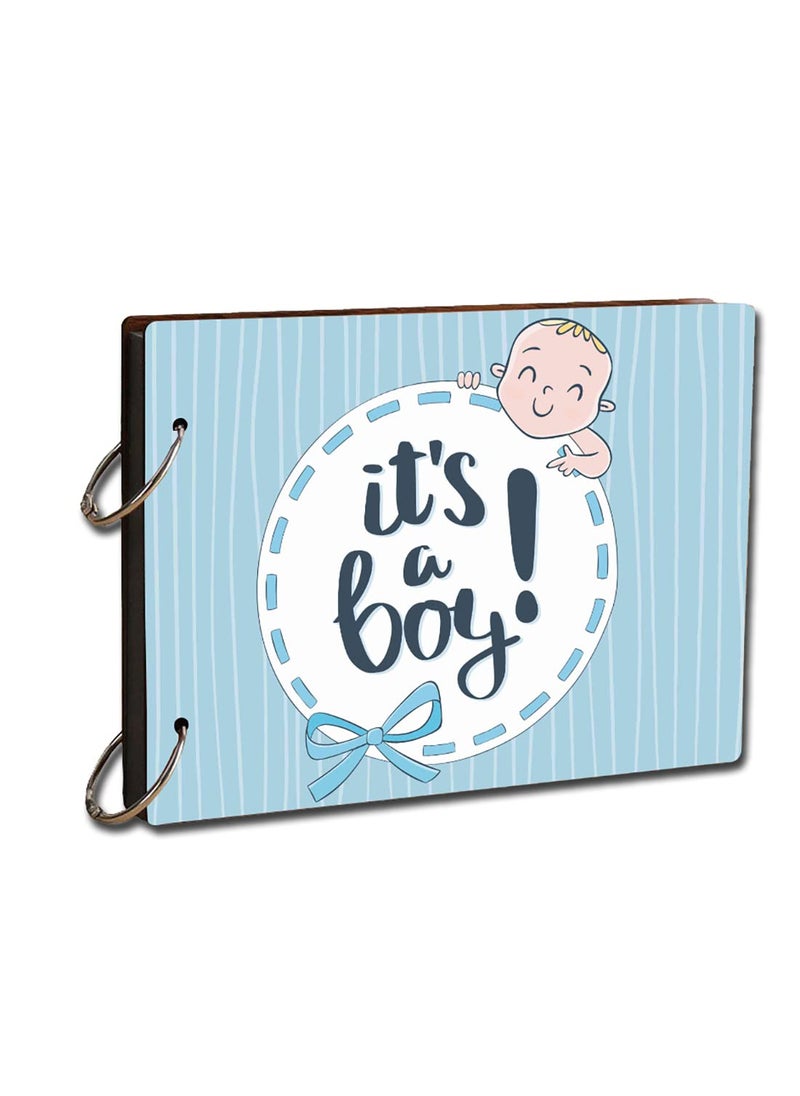 Paper Plane Design DIY Scrapbook Photo Album- Handmade Scrapbook for baby  - Image 1