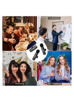XICEN Wireless Microphone for Phone USB C Dual Wireless Microphone for Video Recording, Live Stream Vlog YouTube, TikTok, Facebook  Zoom Noise Reduction Plug Play No Need App Bluetooth  - Image 5