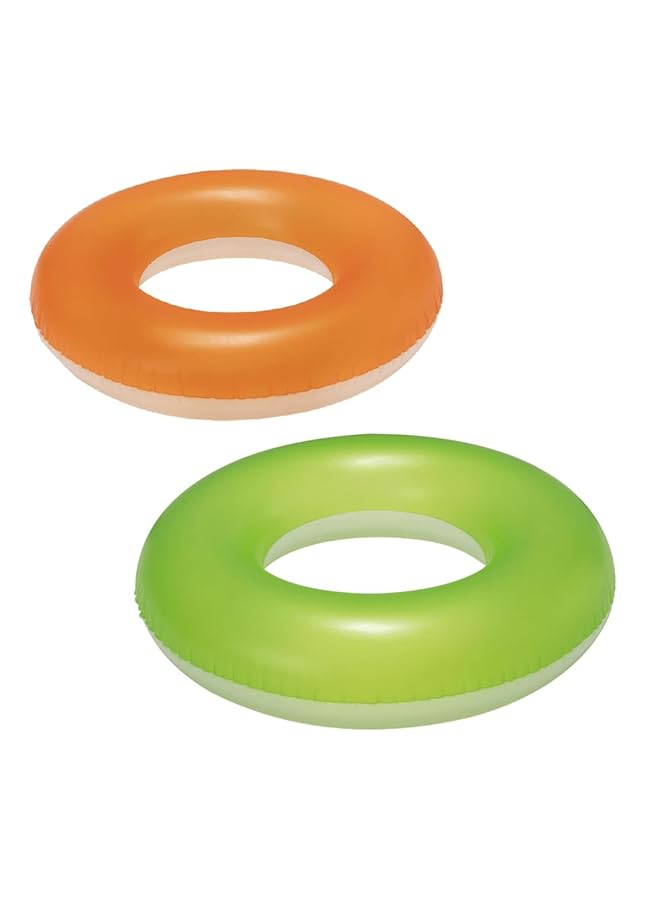 Bestway Frosted Neon Swim Ring 91Cm 26 36025 - Image 2