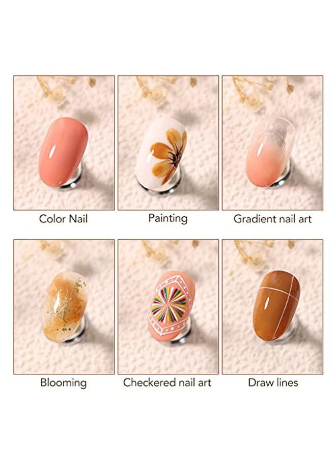 V VENALISA - VENALISA 60 Colors Mud Gel Paint Nail Kit with Color Card Painting Drawing Nail Brush,Gel Nail Polish for Nails Art Whole Set Starter Manicure Nail Art Design Salon DIY at Home - Image 1