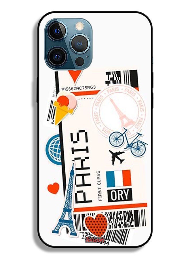 Tolwak Apple iPhone 12 Pro Protective Case Paris Sticker - Image 2