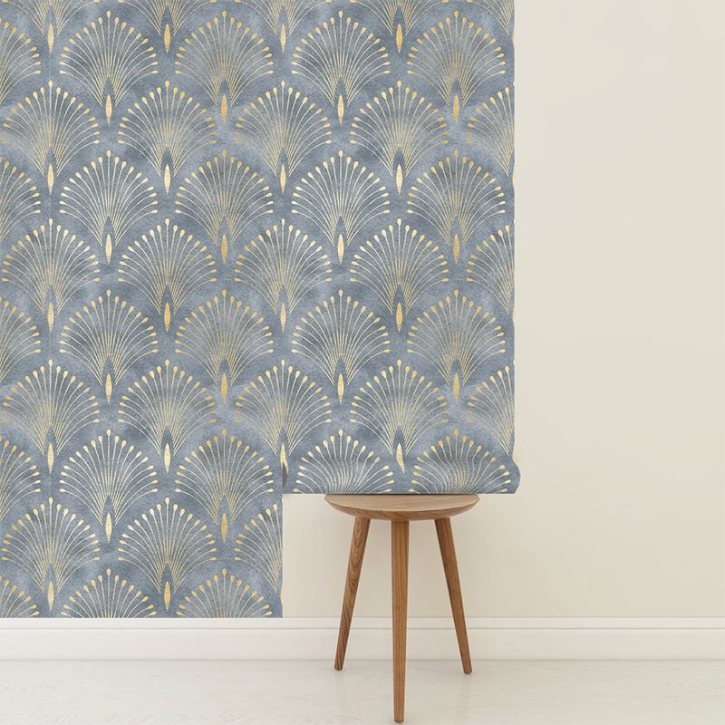 1 Set Bedroom Wallpaper Geometric Pattern Background Wallpaper Chic Wall Sticker - Image 5