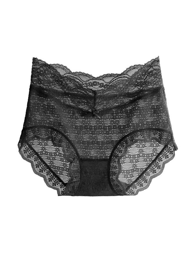 Moxtoc Lace Panties For Women, High-waisted, Light And Breathable, 7a Antibacterial Crotch, Thin Style, Spring And Summer Ladies' Triangle Briefs - Image 5