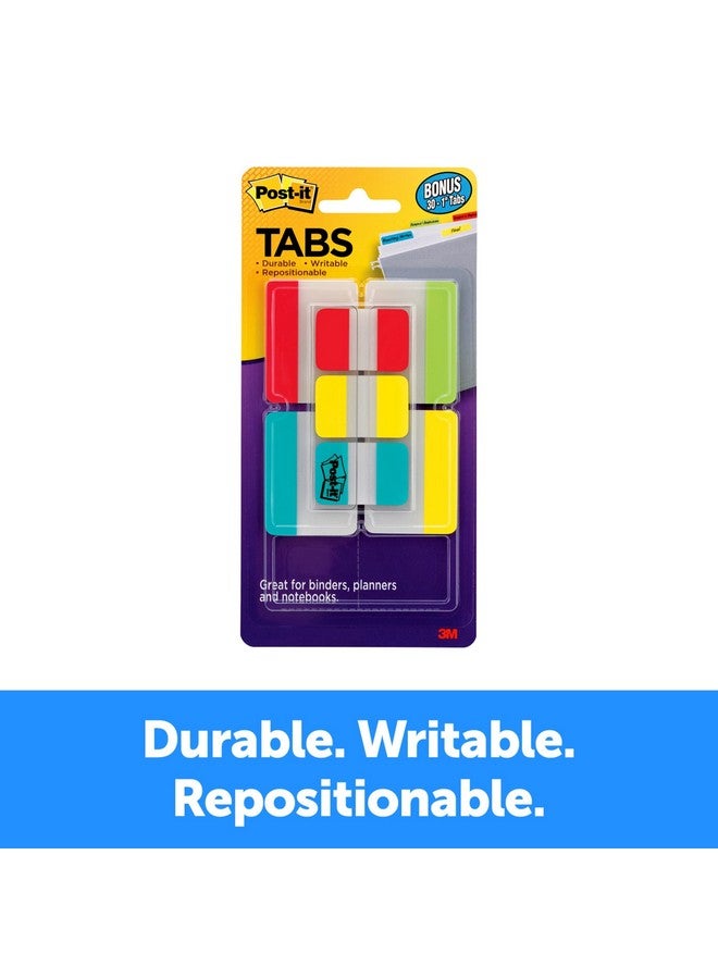 Post-it Tabs Value Pack Assorted Primary Colors 1 In And 2 In Sizes 114 Tabs/Pack (686Vad2) - Image 3