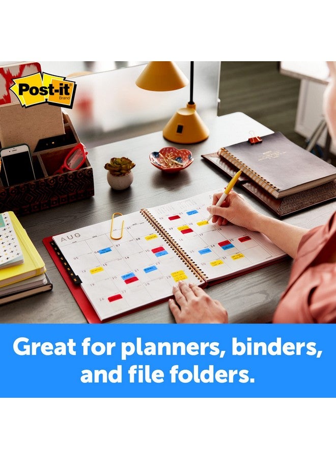 Post-it Tabs Value Pack Assorted Primary Colors 1 In And 2 In Sizes 114 Tabs/Pack (686Vad2) - Image 4