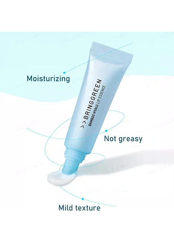 برينج جرين 2 حزمة من الخيزران hyalu جوهر الشفاه ، فعالة للغاية ترطيب ، وإزالة الجلد الميت ، والحد من التجاعيد الشفاه - Image 3