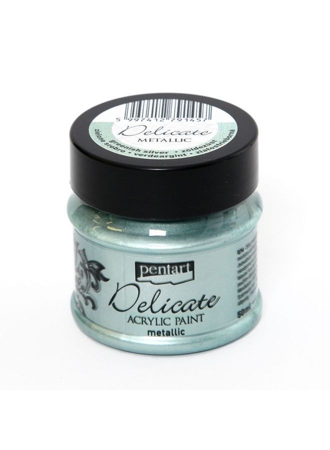 بينتارت دهان أكريليك دقيق معدني 50 مل-فضي مخضر