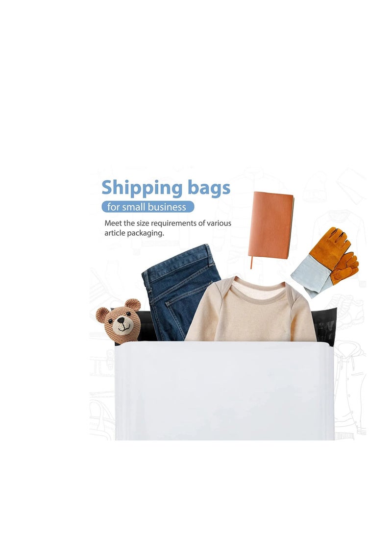 MARKQ White Poly Mailers Bag, 40 x 55 cm Adhesive Self-seal Shipping Bags, 100 Pack Envelopes for Packaging Delivery Posting Parcel Postals Clothes  - Image 3