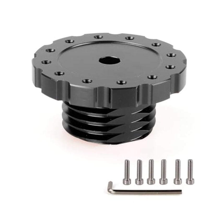 Aluminum Sim Racing Wheel Adapter for Thrustmaster T300 T500 TS-PC TS-XW, 70mm PCD Gaming Steering Wheel Adapter for Momo and Sparco Wheels - Image 1