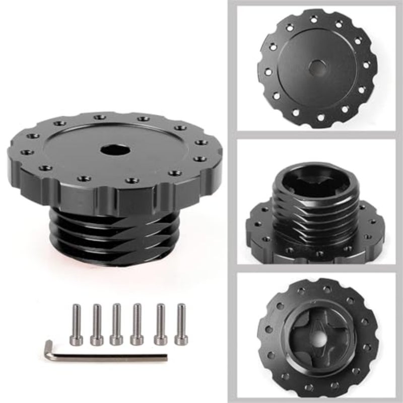 Aluminum Sim Racing Wheel Adapter for Thrustmaster T300 T500 TS-PC TS-XW, 70mm PCD Gaming Steering Wheel Adapter for Momo and Sparco Wheels - Image 2