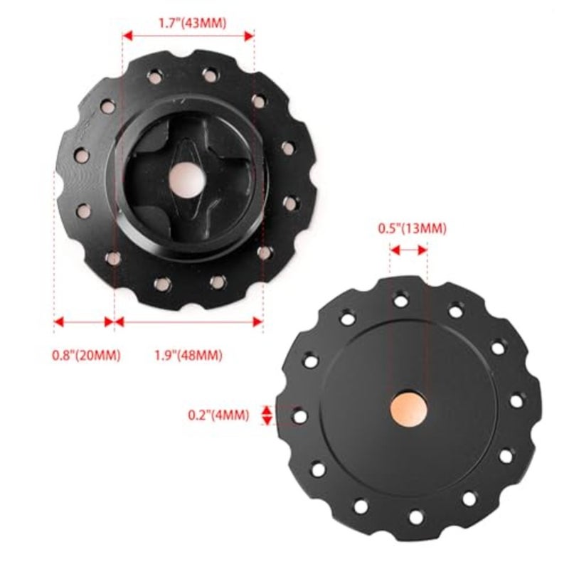 Aluminum Sim Racing Wheel Adapter for Thrustmaster T300 T500 TS-PC TS-XW, 70mm PCD Gaming Steering Wheel Adapter for Momo and Sparco Wheels - Image 5