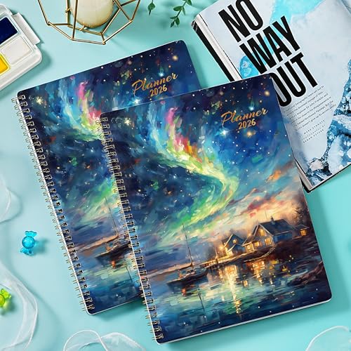 Lortarl Planner 2026-2027 - 2026 Planner Weekly and Monthly from Jan. 2026 - Dec. 2026, Calendar 2026 Planners with Monthly Tabs and Inner Pocket, 8.5" x 11" - Image 2
