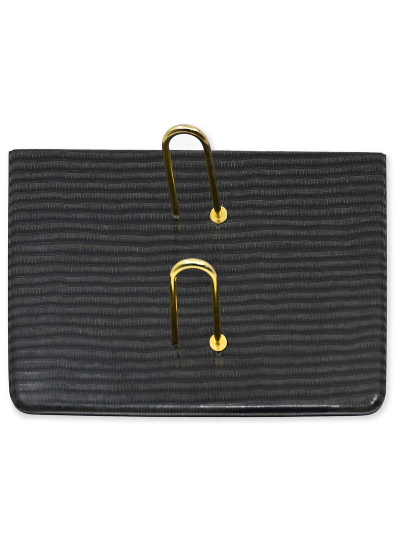 FIS 2 Pieces Desk Calender Stand, Colour Lizard Black - UADC081BK - Image 1