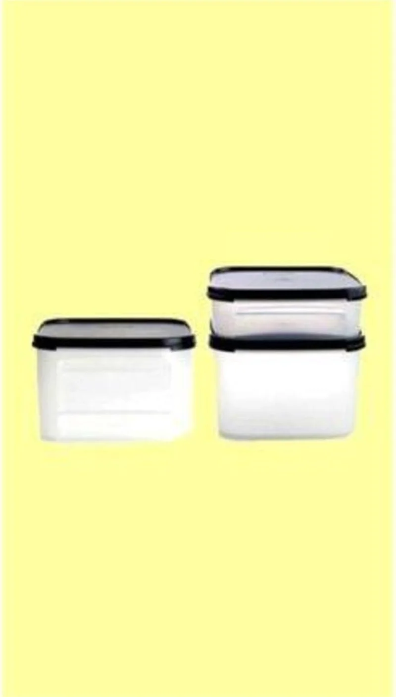 Tupperware Oval Modular Set of 3 Dried Legumes Storage Containers