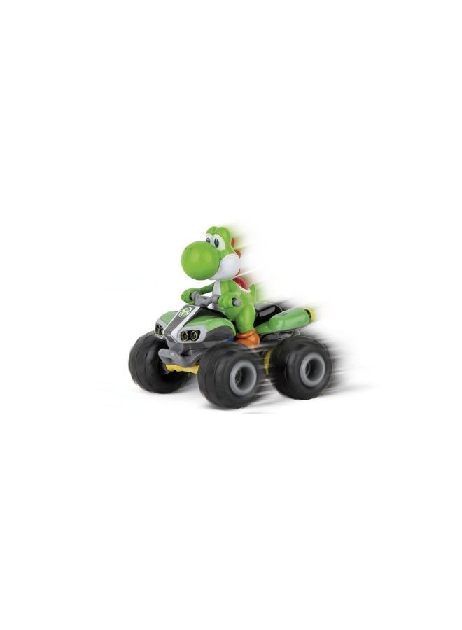 Carrera سيارة Carrera Mario Kart Pipe Kart RC - يوشي كواد (1:40) - Image 1