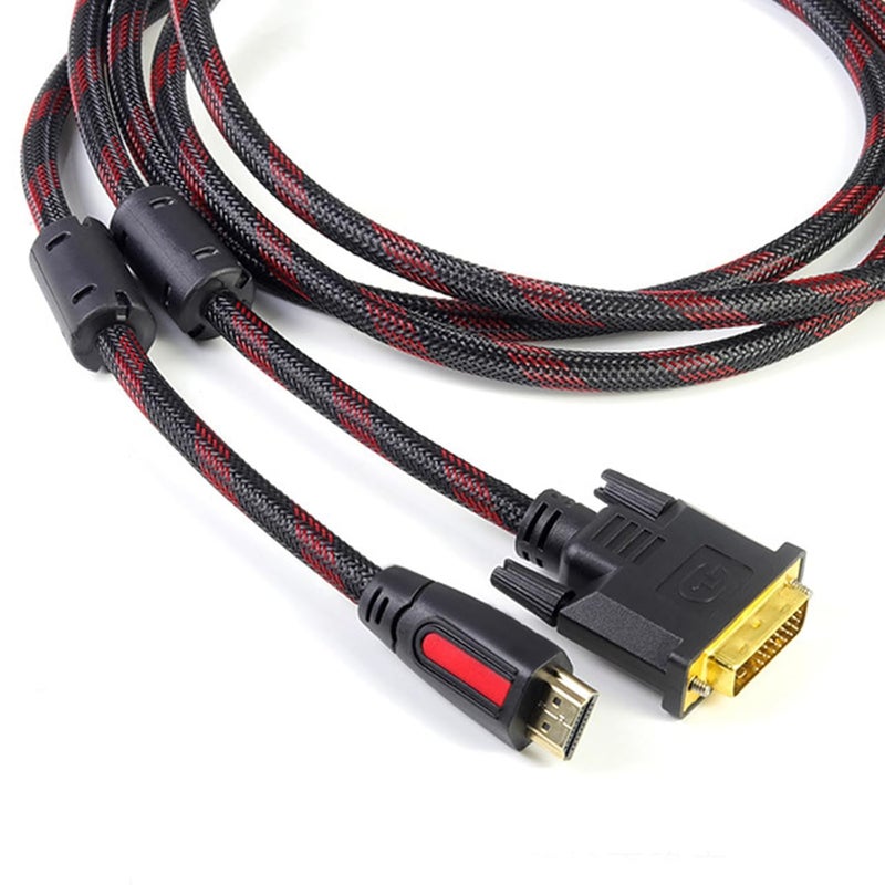 Nylon Shielded 4K HDTV to DVI Cable 4 92ft Bidirectional Transmission for Home Theater - Image 5